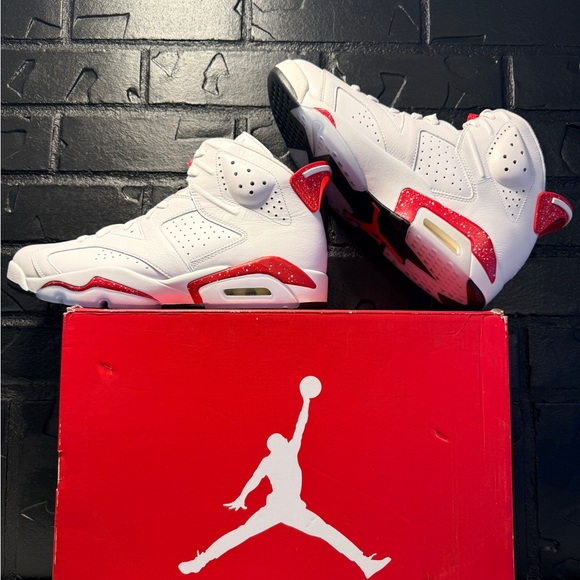 Jordan Kids' Sneakers in White and Red- BRAND NEW!